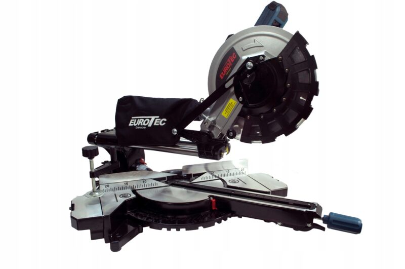 PIŁA UKOŚNICA Z POSUWEM DO DREWNA Z LASEREM 255MM EUROTEC – zdjęcie 13