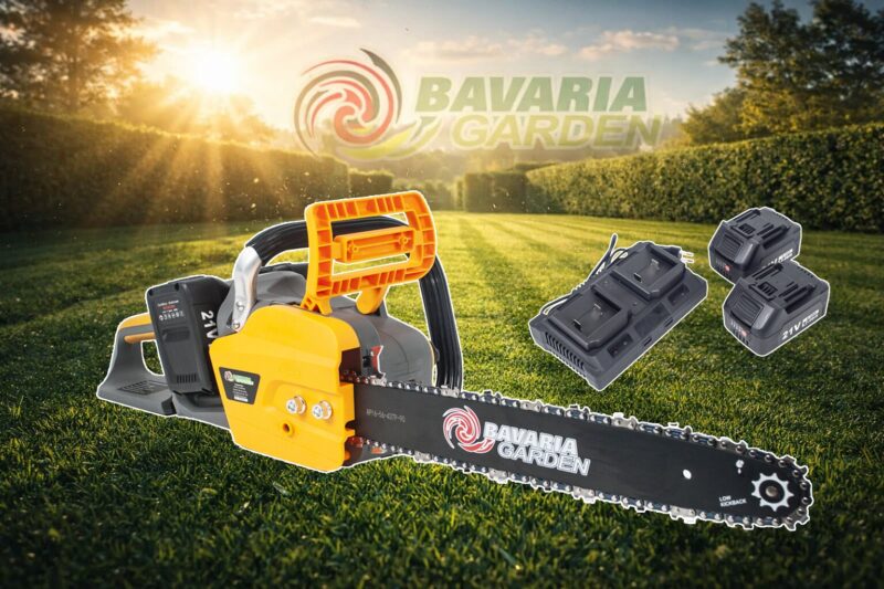 PIŁA PILARKA ŁAŃCUCHOWA AKUMULATOROWA 16" 2×AKU 4Ah BRUSHLESS 1200W – zdjęcie 4