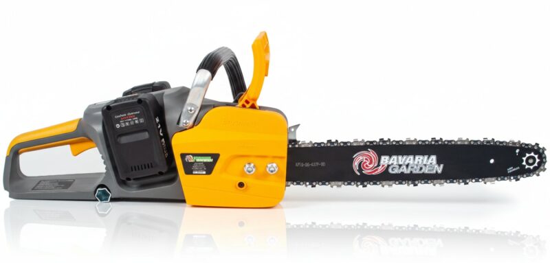 PIŁA PILARKA ŁAŃCUCHOWA AKUMULATOROWA 16" 4×AKU 4Ah BRUSHLESS 1200W – zdjęcie 12
