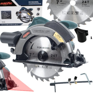 PILARKA PIŁA TARCZOWA 185MM DO DREWNA Z LASEREM KCS-2400L